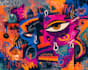 design graffiti text for merch design