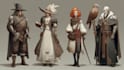 dnd character art and concept art