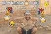 wish funny happy birthday taking bath