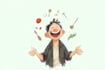 draw simple, cute and funny cartoon