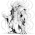 create breathtaking dnd character line art with extreme detail