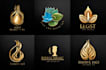 design wellness, yoga, spa, beauty logo