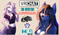 do vrchat furry avatar vr character furry vrchat  nsfw avatar quest pc unity
