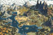 draw fantasy map dnd map rpg fantasy map illustration