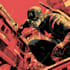 create dynamic comic splash page illustration