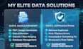 provide manual data entry and professional data cleaning