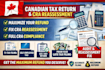 file canada tax return and miximize refund and correct cra reassessment
