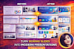 redesign and improve your powerpoint presentation professionally