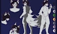 draw furry ref sheet fursona character design and furry reference sheet