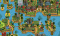 create 2d top down pixel art tileset tile map rpg game map, character assets