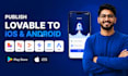 publish lovable to ios rork replit bolt capacitor eas app play store android