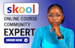 setup skool online community setup skool online course credit repair setup skool