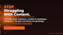 write social media captions, scripts and content