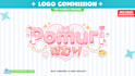 design a cute vtuber logo, anime streamer, twitch or youtube channel