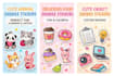 design cute and aesthetic custom stickers