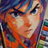 draw anime character art illustration