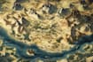 hand draw a fantasy map with digital water coloure