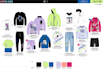 design apparel print patterns and garment tech packs
