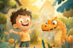 illustrate a childrens book with magical art