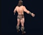 lowpoly 3d muscular anatomy character,ue warrior,rpg 3dmodel,blender fbx,rigging