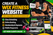 create wix website for fitness coaching programs and class scheduling