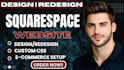 design a professional squarespace website with advanced SEO