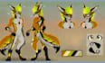 draw a furry reference sheet furry ref sheet for your fursona
