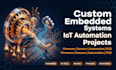 develop custom embedded systems and iot automation projects