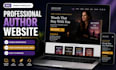 design a wix author website for writers and book authors