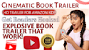 create book teaser and captivating cinematic book trailer