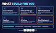 be your full stack developer for custom website development