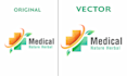 vector tracing, redraw, raster to vector, vectorize logo