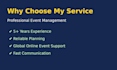 professionally plan and manage your online or offline events