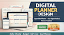 digital planner hyperlinked planner etsy digital planner and digital journal