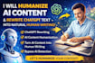 humanize ai content and rewrite chatgpt text naturally