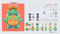 design a fantasy creature in an animated style for you