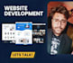 do custom website development business website, full stack web developer