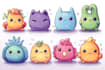 create cute kawaii cartoon character illustration