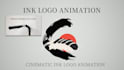 create a ink brush logo animation in japanese style
