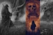 draw detailed dark,horror,metal,gore illustration