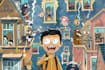 create cartoon background illustration
