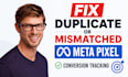 fix meta pixel conversion tracking, duplicate events and event mismatch