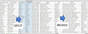 combine merge split excel data sheets files professionally