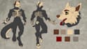 draw high quality furry ref sheet, anthro ref sheet, nsfw ref sheet, oc design