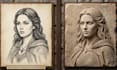 convert image to 3d bas relief portrait model for cnc carving or 3d printing