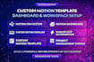 create a custom notion template dashboard workspace notion crm system