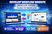 develop webflow website webflow expert figma to webflow