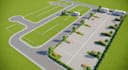 render animate masterplan, 3d site urban plan subdivision, residential community