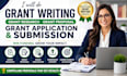 do grant writing grant research grant proposal grant application and submission