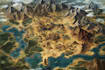 make fantasy map illustration for , novels and games